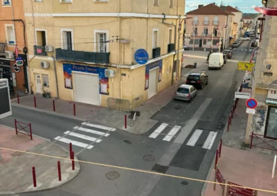 Vue du balcon de l'appartement N°2, situé à Port La Nouvelle, près du port. En Languedoc-Roussillon